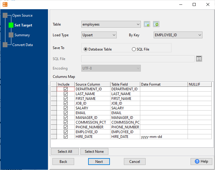 Upsert Data From XML To MySQL  (MariaDB, Percona) - select table