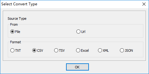 Import Data From Csv (Txt) To Oracle  - select file type