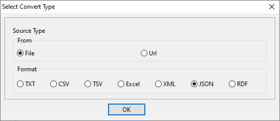 Batch Import JSON files data To 1 MongoDB collection - select file type