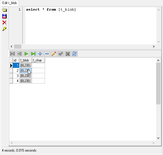 db2 blob data grid