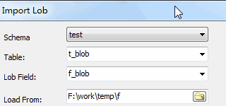 OraLobEditor batch import/export BLOB data