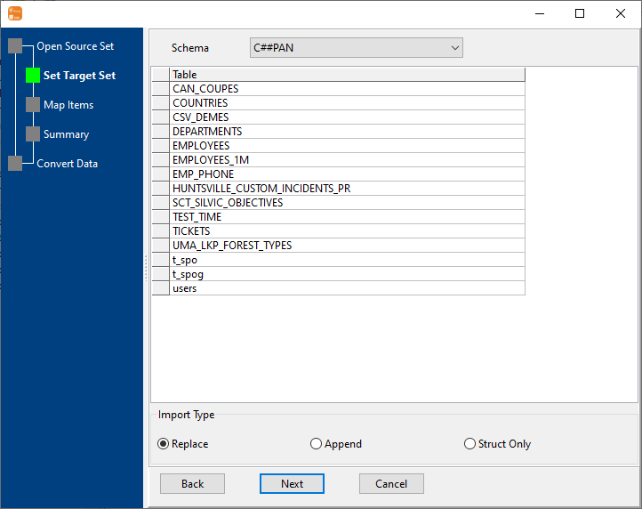 Extract MongoDB Atlas collections data to Oracle tables - Oracle tables