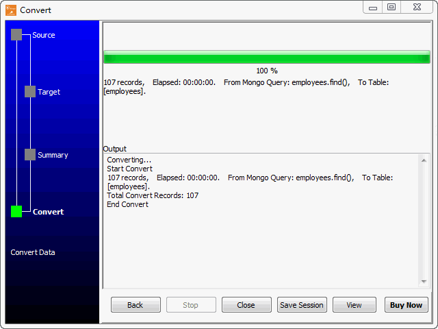 Import data from MongoDB Query To SQL Server Table - convert