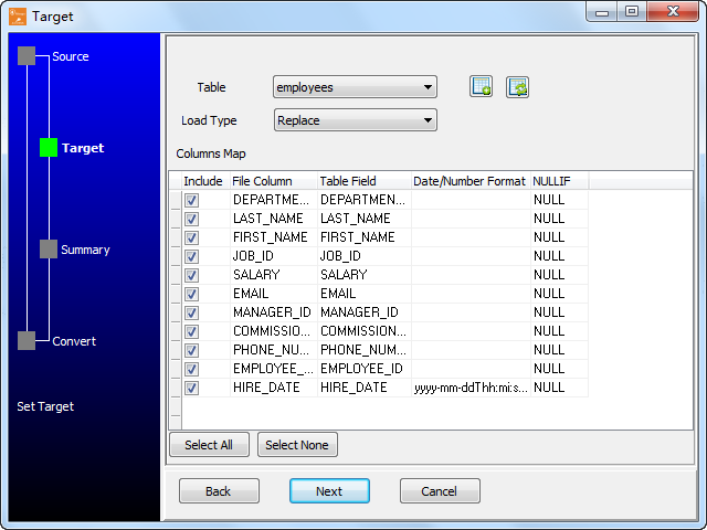 Extract MongoDB query results data to SQL Server table - select table