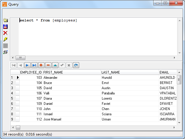 Export data from MongoDB collections to SQLite  tables - view table