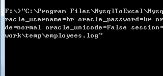 Oracle export to Excel - Command line