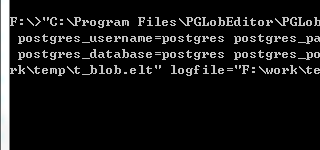 Import/Export PostgreSQL LOB data - Command line