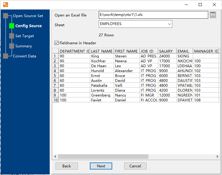 Batch import Excel files into Redis hash keys in same namespace - config first source Excel file