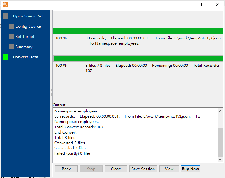 Batch import Json files into Redis hash keys in same namespace - import file
