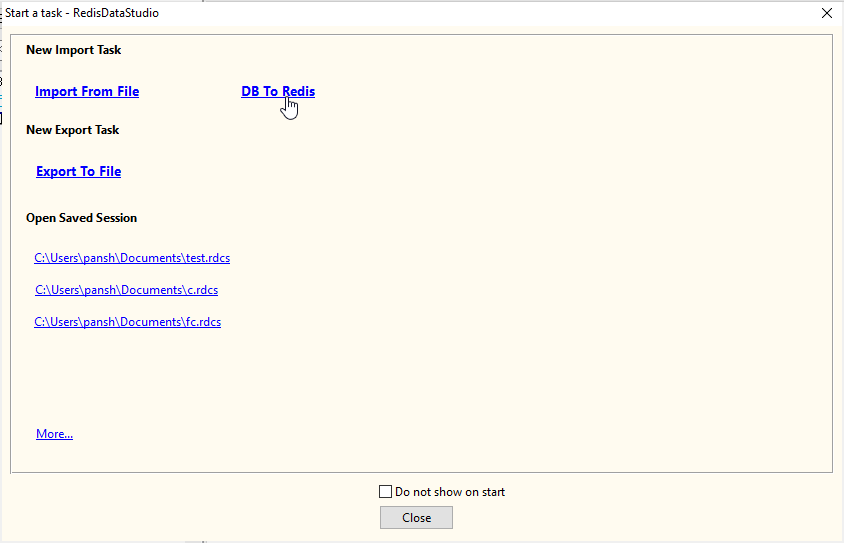 Move data from PostgreSQL To Redis - DB to Redis