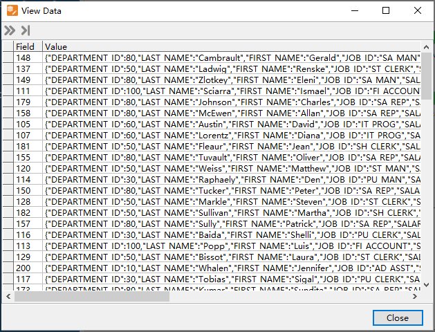 Import JSON file into Redis hash key - view hash key