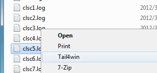 Windows Explorer Integration Tail