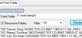 Import Data From Csv To SQLite - Import folder