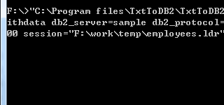 Import Data From Csv To DB2 - Command line