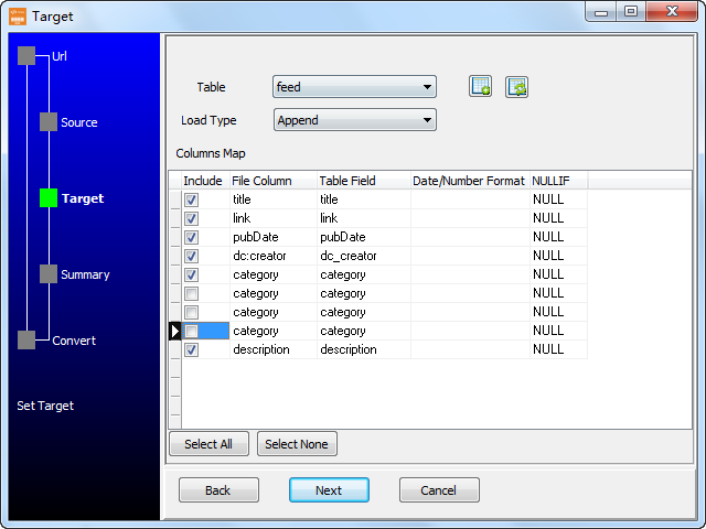 import online RSS feeds to HiperSix - config HiperSix fields